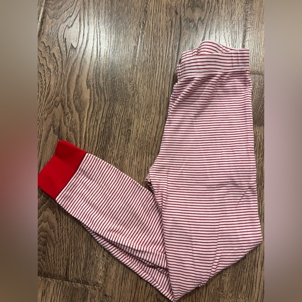 NWOT Lake Red Stripe Pajama Pants Christmas Size 8